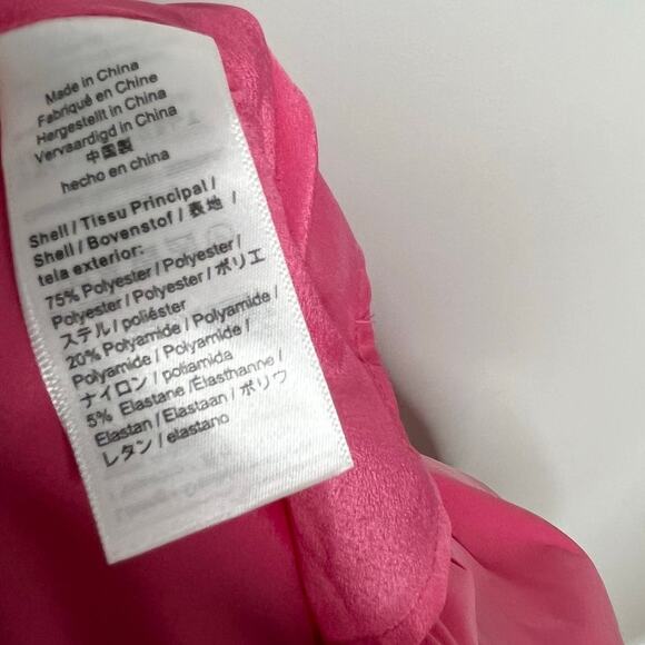 J. Crew Collection Women Bow Front Cutout Midi Dress Pink Stretch Taffeta Coquet - Picture 12 of 14